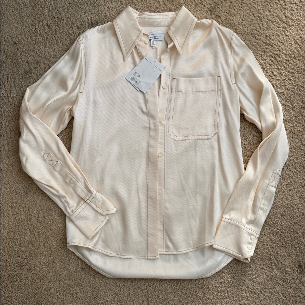 NWT & other stories button down shirt size 2